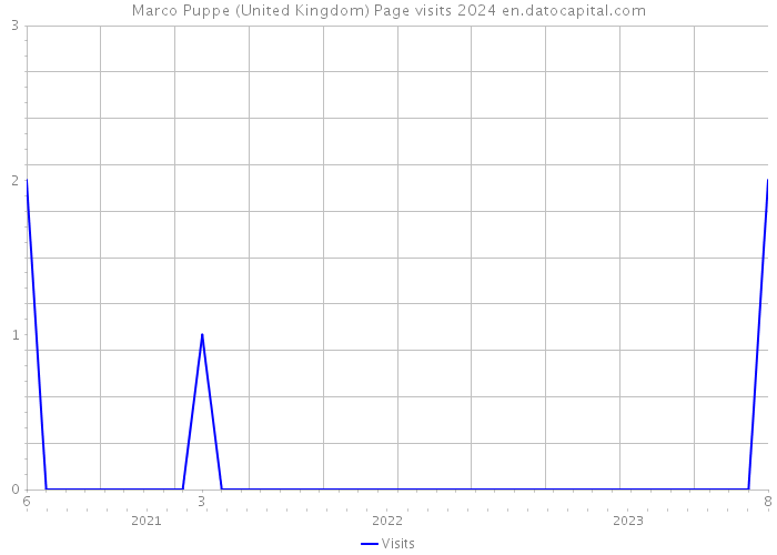 Marco Puppe (United Kingdom) Page visits 2024 