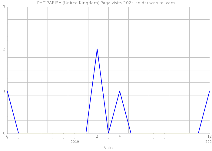 PAT PARISH (United Kingdom) Page visits 2024 