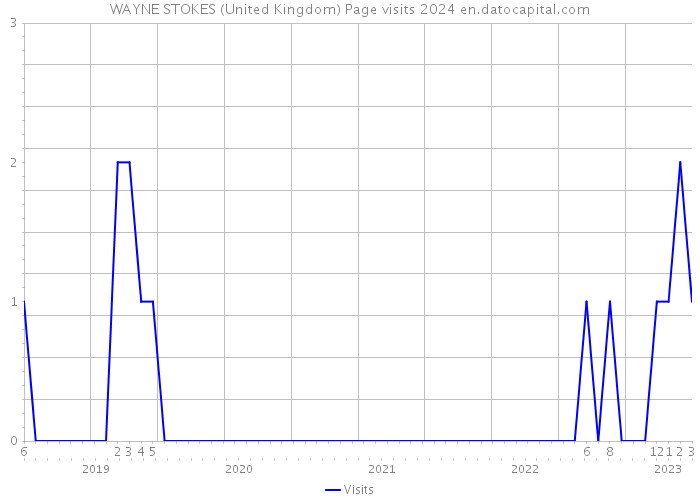 WAYNE STOKES (United Kingdom) Page visits 2024 