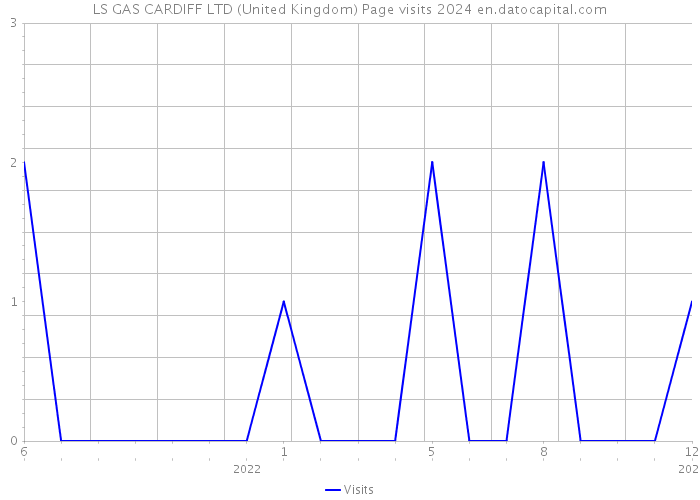LS GAS CARDIFF LTD (United Kingdom) Page visits 2024 