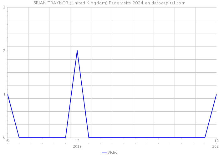 BRIAN TRAYNOR (United Kingdom) Page visits 2024 
