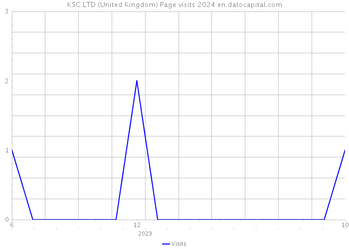 KSC LTD (United Kingdom) Page visits 2024 
