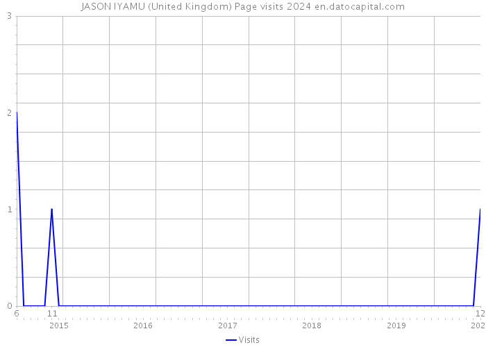 JASON IYAMU (United Kingdom) Page visits 2024 