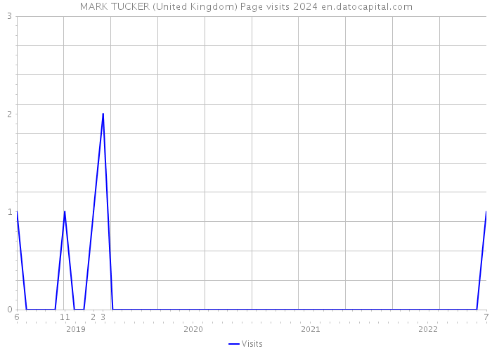 MARK TUCKER (United Kingdom) Page visits 2024 