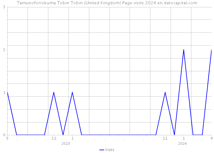 Tamunoforiokuma Tobin Tobin (United Kingdom) Page visits 2024 