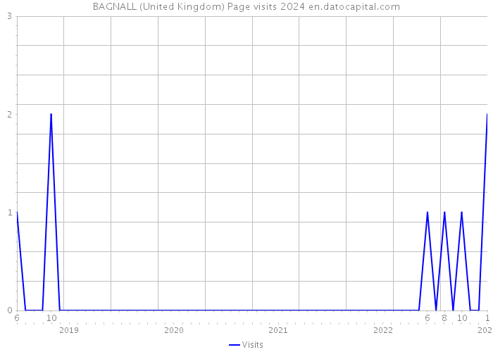 BAGNALL (United Kingdom) Page visits 2024 