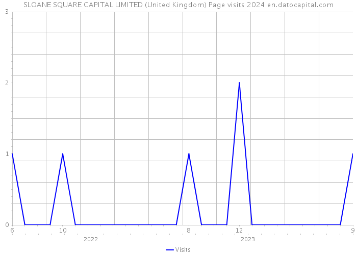 SLOANE SQUARE CAPITAL LIMITED (United Kingdom) Page visits 2024 