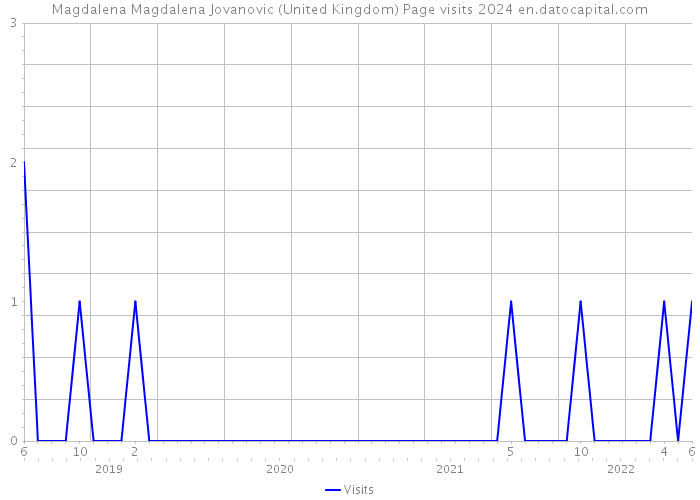 Magdalena Magdalena Jovanovic (United Kingdom) Page visits 2024 
