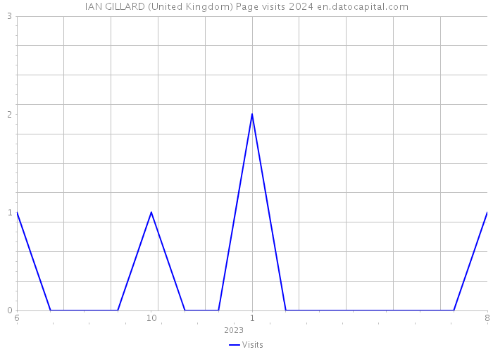 IAN GILLARD (United Kingdom) Page visits 2024 
