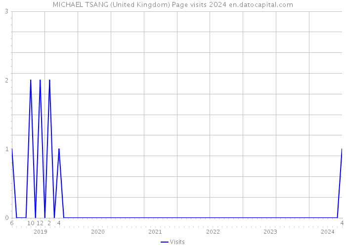 MICHAEL TSANG (United Kingdom) Page visits 2024 