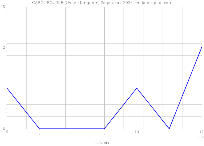 CAROL ROURKE (United Kingdom) Page visits 2024 