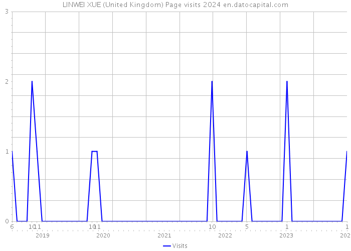 LINWEI XUE (United Kingdom) Page visits 2024 
