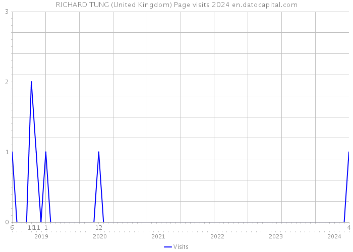 RICHARD TUNG (United Kingdom) Page visits 2024 