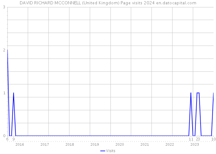 DAVID RICHARD MCCONNELL (United Kingdom) Page visits 2024 