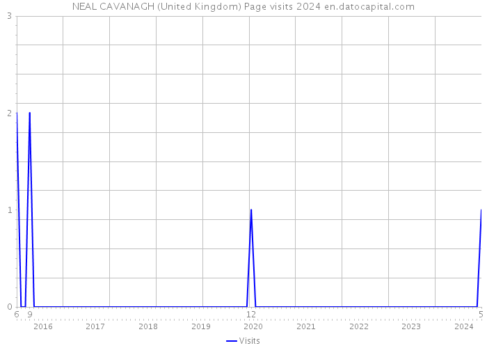 NEAL CAVANAGH (United Kingdom) Page visits 2024 
