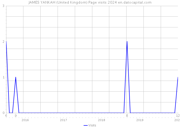 JAMES YANKAH (United Kingdom) Page visits 2024 