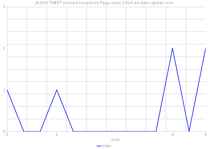 JASON TWIST (United Kingdom) Page visits 2024 