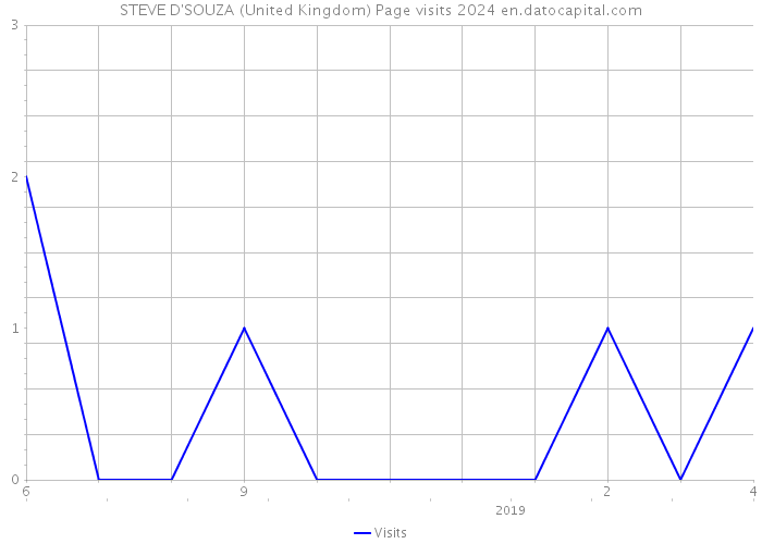 STEVE D'SOUZA (United Kingdom) Page visits 2024 