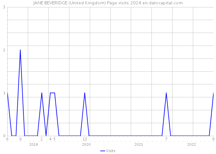 JANE BEVERIDGE (United Kingdom) Page visits 2024 