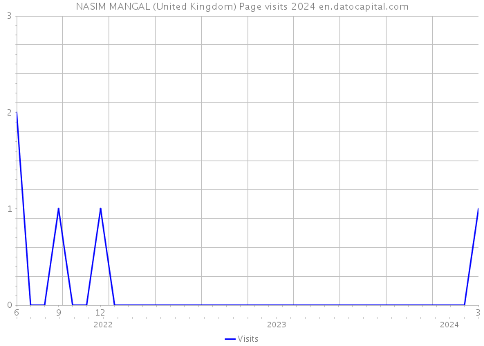 NASIM MANGAL (United Kingdom) Page visits 2024 