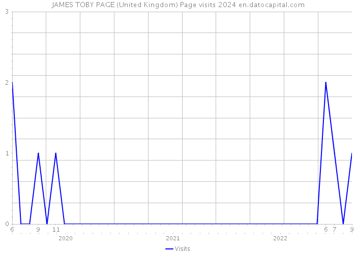 JAMES TOBY PAGE (United Kingdom) Page visits 2024 