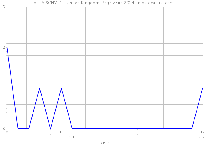 PAULA SCHMIDT (United Kingdom) Page visits 2024 