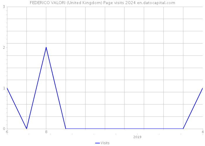 FEDERICO VALORI (United Kingdom) Page visits 2024 