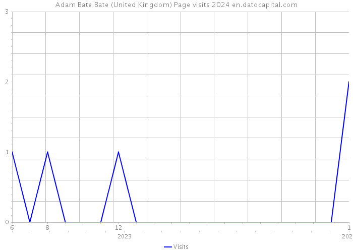 Adam Bate Bate (United Kingdom) Page visits 2024 