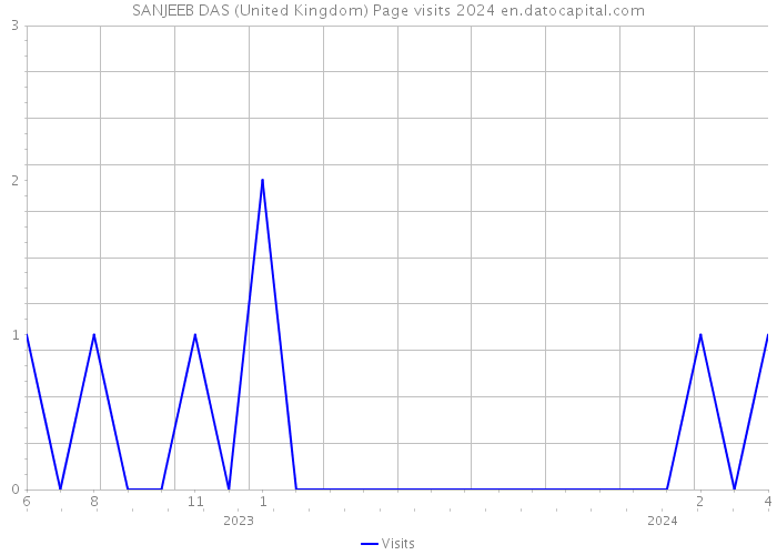 SANJEEB DAS (United Kingdom) Page visits 2024 
