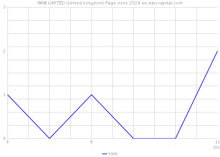 WNB LIMITED (United Kingdom) Page visits 2024 
