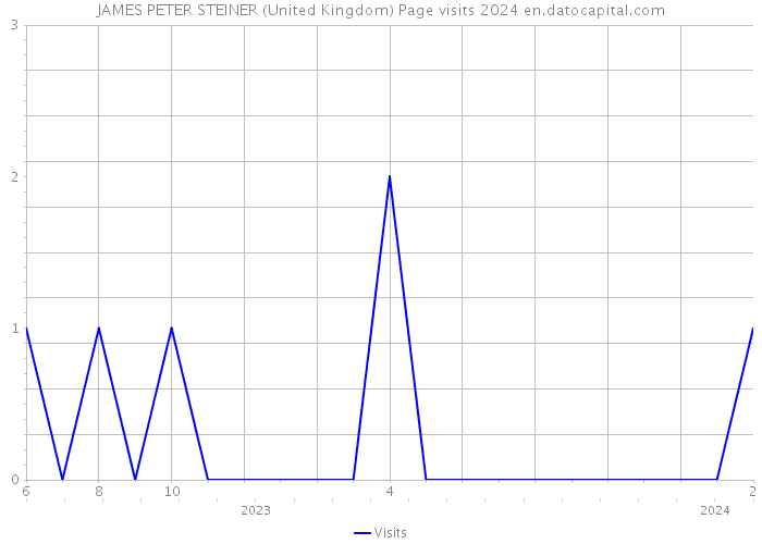 JAMES PETER STEINER (United Kingdom) Page visits 2024 