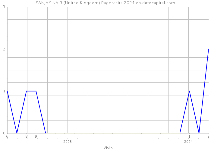 SANJAY NAIR (United Kingdom) Page visits 2024 