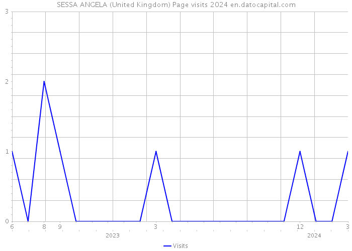 SESSA ANGELA (United Kingdom) Page visits 2024 