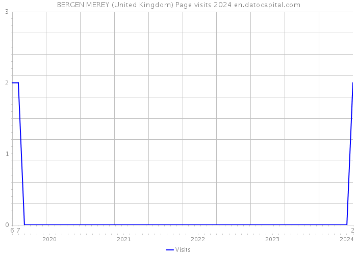 BERGEN MEREY (United Kingdom) Page visits 2024 