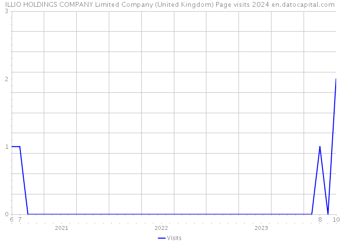 ILLIO HOLDINGS COMPANY Limited Company (United Kingdom) Page visits 2024 
