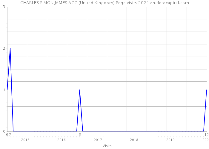 CHARLES SIMON JAMES AGG (United Kingdom) Page visits 2024 