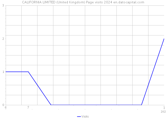 CALIFORNIA LIMITED (United Kingdom) Page visits 2024 