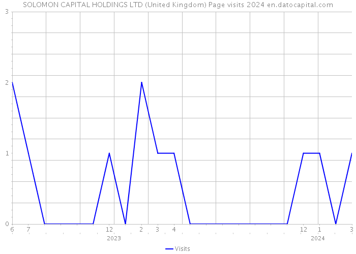 SOLOMON CAPITAL HOLDINGS LTD (United Kingdom) Page visits 2024 