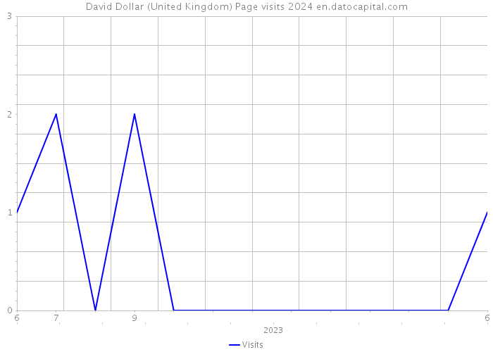 David Dollar (United Kingdom) Page visits 2024 