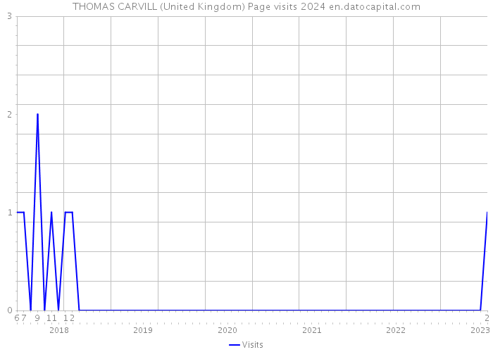 THOMAS CARVILL (United Kingdom) Page visits 2024 