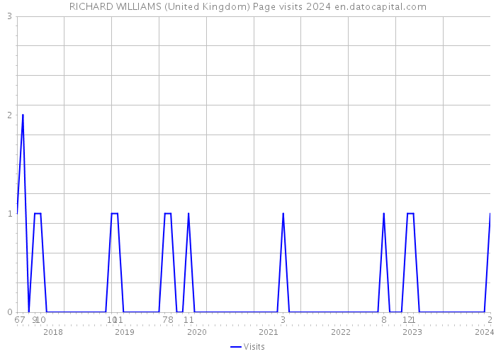 RICHARD WILLIAMS (United Kingdom) Page visits 2024 
