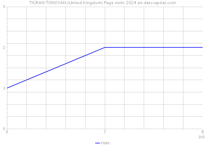 TIGRAN TONOYAN (United Kingdom) Page visits 2024 