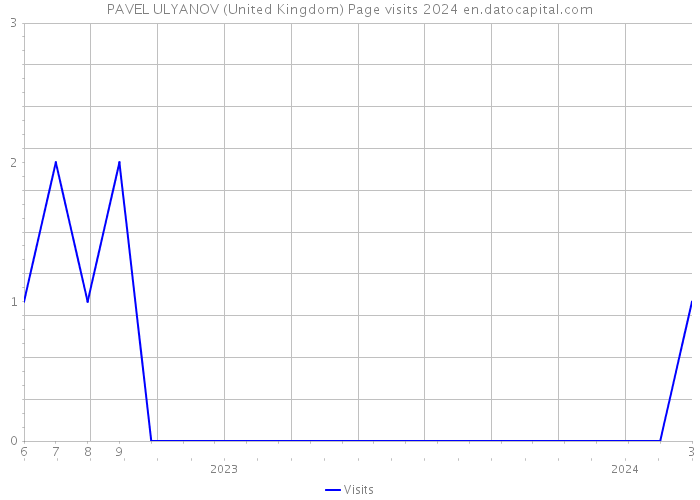 PAVEL ULYANOV (United Kingdom) Page visits 2024 