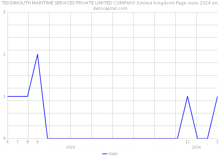 TEIGNMOUTH MARITIME SERVICES PRIVATE LIMITED COMPANY (United Kingdom) Page visits 2024 