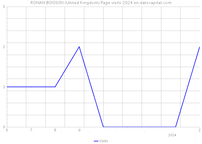 RONAN BOISSON (United Kingdom) Page visits 2024 