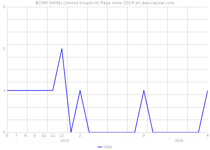 BCHIR SAHILI (United Kingdom) Page visits 2024 