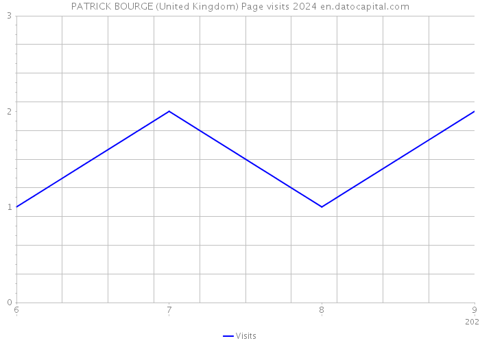 PATRICK BOURGE (United Kingdom) Page visits 2024 