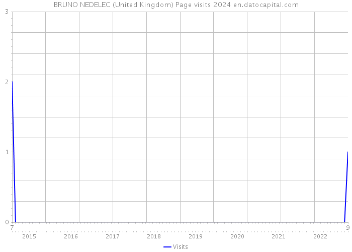BRUNO NEDELEC (United Kingdom) Page visits 2024 