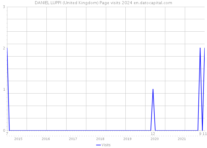 DANIEL LUPPI (United Kingdom) Page visits 2024 