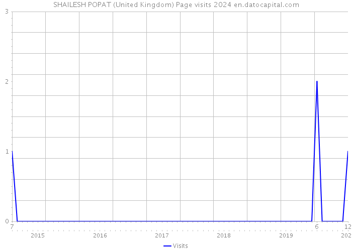 SHAILESH POPAT (United Kingdom) Page visits 2024 